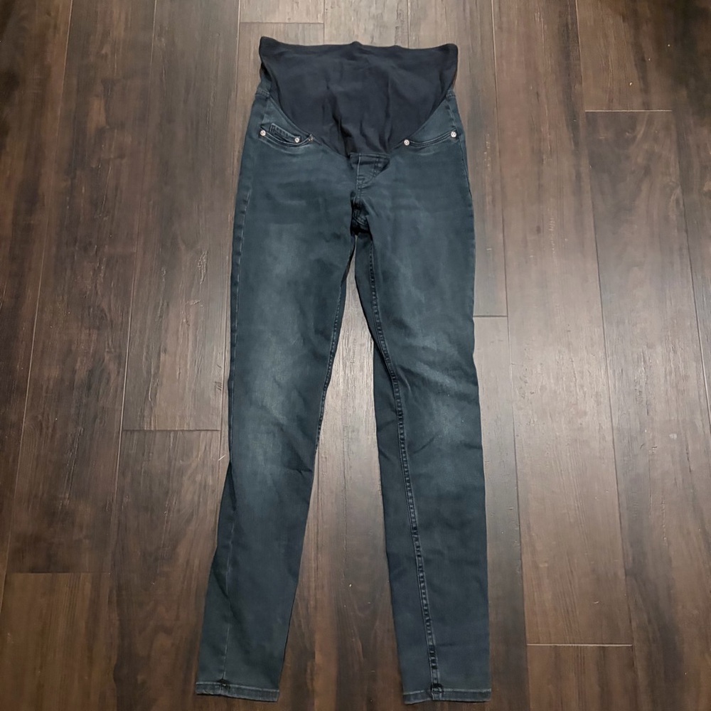 H&M Maternity Black Super Skinny Jeans Size Small